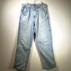 訳あり❗️ユニクロUNIQLO ダメージジーンズ サイズ31 ライトブルー デニム