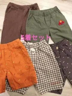 キッズ ベビー パンツ ハーフパンツ 半ズボン 短パン 90 95 100