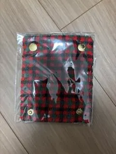 familiar ハンドルカバー 赤チェックのサムネイル