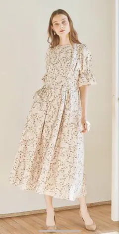 ☆半額以下☆新品☆LILY BROWN ヴィンテージローズジャガードドレス