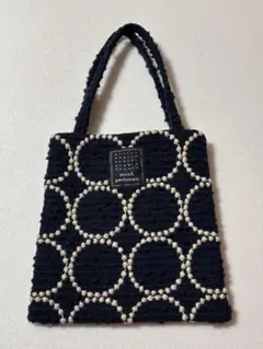 M*u様 【未使用品】ミナ ペルホネン タンバリン ミニバッグ＊ネイビー