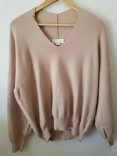 B:MING by BEAMSレディース薄手ゆったりニットVネック