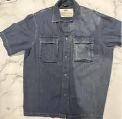 j*r様 DIESEL デニム半袖シャツ ブルー　Lサイズ　ディーゼル