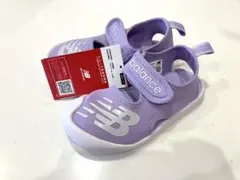 ニューバランス キッズサンダル サマーシューズ パープル 18.0cm