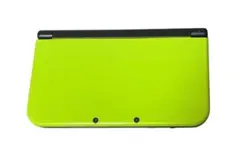 Newニンテンドー3DS LL ライム×ブラック 充電器付 動作確認済 初期化済