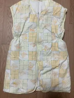 京都西川　羽毛スリーパー　クマ柄