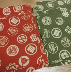 和柄紋模様ハギレ2種30枚組