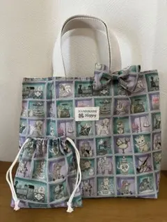 ハンドメイド トートバッグ yukiemon TOYナイトボックス - メルカリ