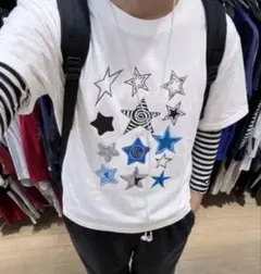 星柄Tシャツ swag sk8 y2k