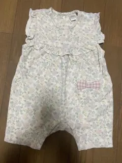 futafuta 花柄ロンパース 80㎝