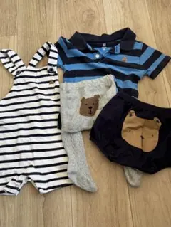 値下げ中GAPベビー服4点セット1歳 男の子 Tシャツ カバーオール ズボン
