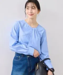 綺麗め　ストライプ　シャツのサムネイル