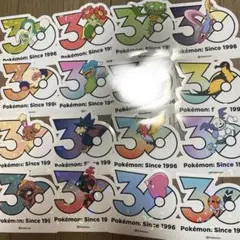 ポケモン 30周年記念シール バラ売り相談可 ポケモンセンター - メルカリ