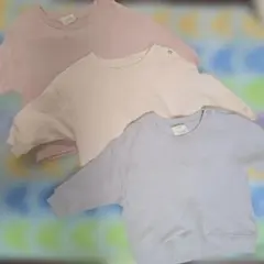 ジェラートピケ上下スエット　70～80 5点セット