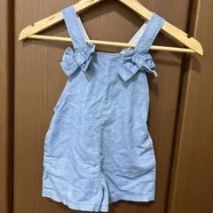 デニム　ロンパース　オーバーオール　100 子供　夏　秋　春　キッズ