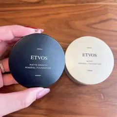 ETVOS マットスムースミネラルファンデーション　ナイトミネラルファンデ