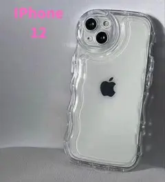 iPhone12　クリアケース　推し活　スマホケース　ソフト　アクスタ　ウェーブ