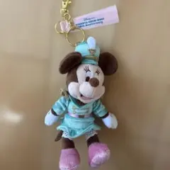 ミニーマウス ぬいぐるみキーホルダー パレード衣装