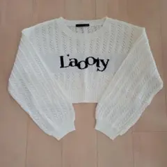 Heather ヘザー　ケーブルロゴニット【2024ss】