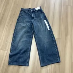 【手直し済み】UNIQLO　バギーカーブジーンズ　24（61cm)