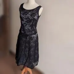 ミス・アリス　ブラックレースセットアップ