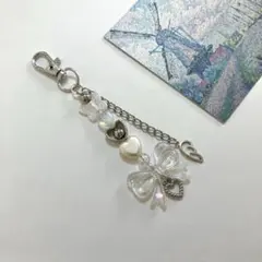 ビーズキーホルダー韓国 ビーズキーホルダー チャーム キーホルダー ストラップ