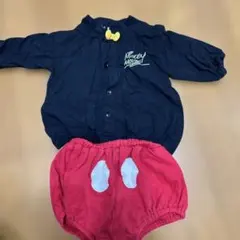 ミッキーマウス ベビー服 バースデイ　セットアップ 上下セットのサムネイル
