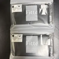 GUNZE Fitte レギュラーショーツ Mサイズ 2枚セット　ブラック