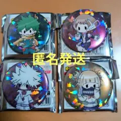 僕のヒーローアカデミア　レトロちっく　缶バッジ　緑谷,お茶子,トガヒミコ,荼毘