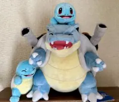 ゼニガメ カメール カメックス ポケパークカントー 限定 ぬいぐるみ 2