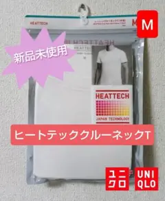 ✨新品✨【UNIQLO】メンズヒートテッククルーネックT（半袖）（ホワイト）M
