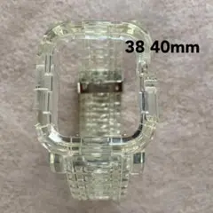 アップルウォッチバンド ベルト 38 40mm クリア