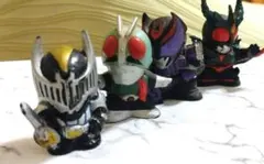 仮面ライダー ソフビ　ミニフィギュア 4体セット　約5cm