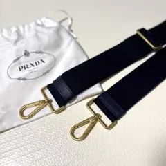 【未使用】PRADAカナパ デニムバッグ（ショルダー紐のみ）