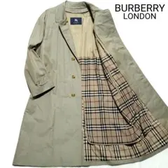 【極美品 サイズ185】バーバリー　ステンカラーコート ライナー ノバチェック