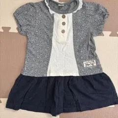 未使用　半袖トップス　チュニック　95 ナチュラル