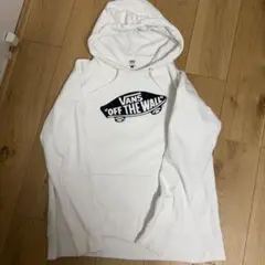 VANS プルオーバーパーカー ホワイト XL