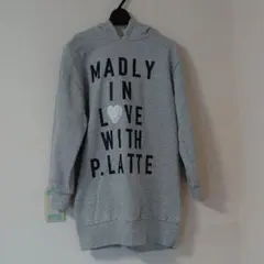 ロングパーカー　(グレー)