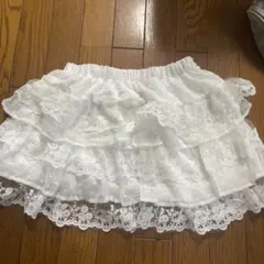 SHEIN ホワイトフレアスカート XS