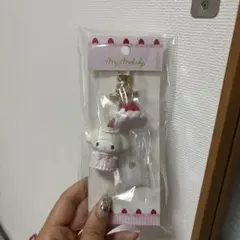 マイメロディ いちごホイップケーキ キーホルダー サンリオ