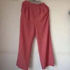 greenLabel Relaxing ピンク ワイドパンツ 36