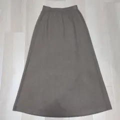 UNIQLO　3Dスフレヤーンスカート/スムース　ベージュ　М〜L
