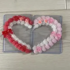 ハート型トレカケース