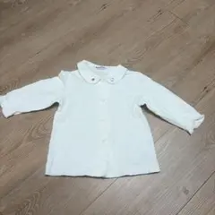 familiar 80 ホワイトブラウス襟付き