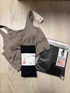 ヒートテック3点セット　ブラトップ　タイツ　レギンス