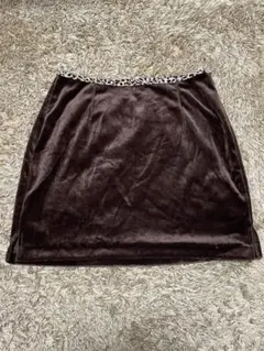 ベロアタイトスカート／FLIC／サイズF 【0033】