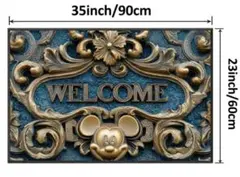 1点限りセール！ミッキーマウス　玄関マット