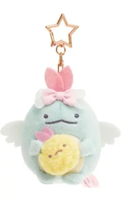 すみっコぐらし（とかげ）★天使なぶらさげぬいぐるみ