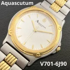Aquascutum クォーツ腕時計 V701-6J90 - メルカリ