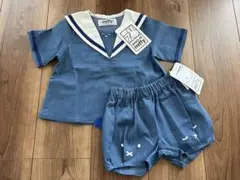 ☆週末セール☆【新品】タグ付き　ミッフィー　デニムセットアップ　80㎝